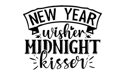 New Year SVG Design Template