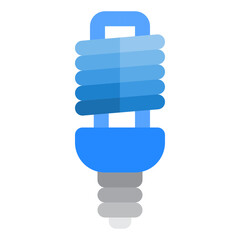 Light bulb flat style icon