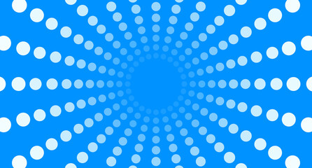 Dotted circular background Concentric pattern. Vector illustration