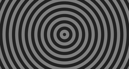 Fototapeta na wymiar Black and gray Concentric circles background. Vector illustration