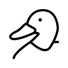 Duck Vector Icon