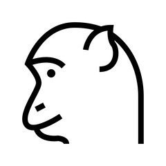 Chimpanzee Vector Icon