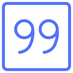 author quote reference wisdom line icon