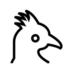 Rooster Vector Icon