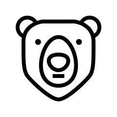 Polar Bear Vector Icon