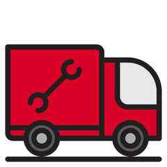 Plumber color line style icon