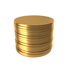 stack of golden coins