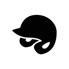 baseball helmet icon design vector template