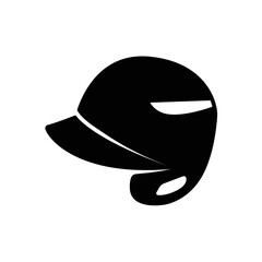 baseball helmet icon design vector template