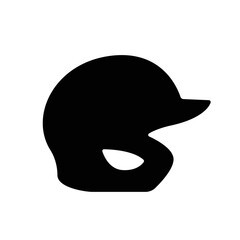 baseball helmet icon design vector template