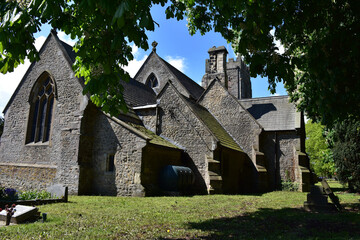 Fototapeta na wymiar Historic Old Stone Church in English Countryside