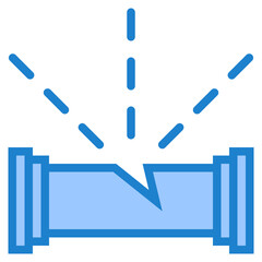Leak blue style icon