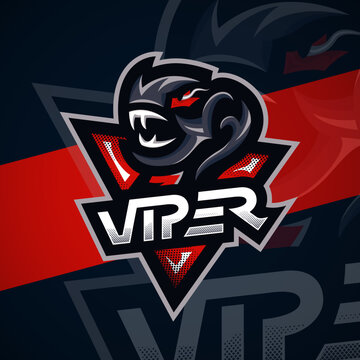 Viper Snake Esports Logo &mdash; Gaming Mascot Emblem