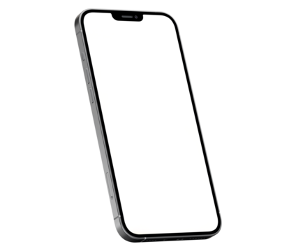 Mobile phone premium png digital device for mockup