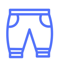 beachwear clothing short swimwear line icon