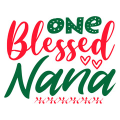 One blessed nana SVG