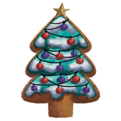 Christmas Cookies, Gingerbread PNG 