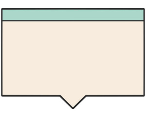 Message Pop-up Window Frame Mockup