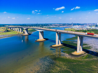 Orwell bridge Suffolk Uk