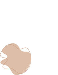 Liquid and fluid shape abstract