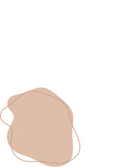 Liquid and fluid shape abstract