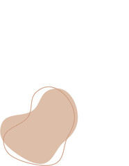 Liquid and fluid shape abstract