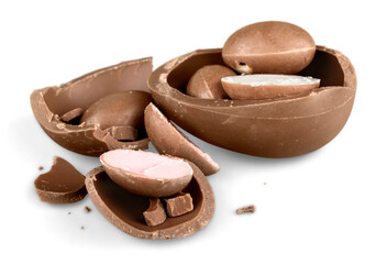 Photo of Black and white chocolate Easter egg