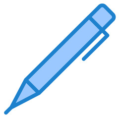 Pen blue style icon