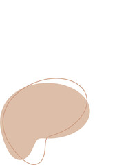 Liquid and fluid shape abstract