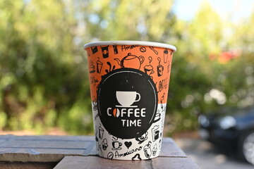 Afternoon coffee at work