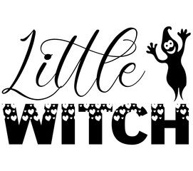 Little witch,  Halloween SVG Bundle,  Halloween T-Shirt Bundle,  Halloween SVG, SVG