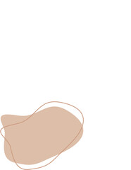 Liquid and fluid shape abstract