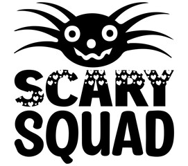 Scary squad,  Halloween SVG Bundle,  Halloween T-Shirt Bundle,  Halloween SVG, SVG