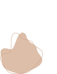 Liquid and fluid shape abstract