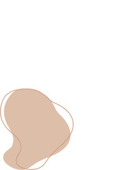 Liquid and fluid shape abstract