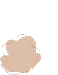 Liquid and fluid shape abstract