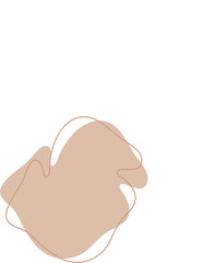 Liquid and fluid shape abstract