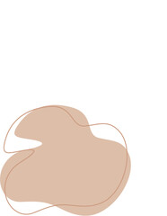 Liquid and fluid shape abstract