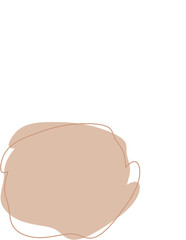 Liquid and fluid shape abstract