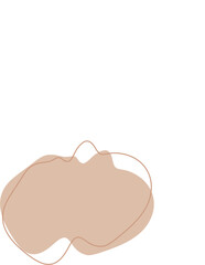 Liquid and fluid shape abstract