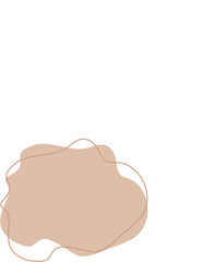 Liquid and fluid shape abstract