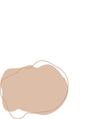 Liquid and fluid shape abstract