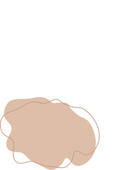 Liquid and fluid shape abstract