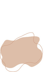Liquid and fluid shape abstract