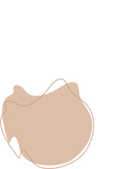 Liquid and fluid shape abstract