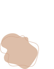 Liquid and fluid shape abstract