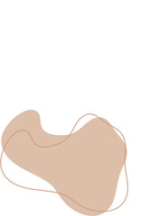 Liquid and fluid shape abstract