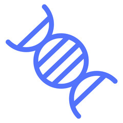 biology dna genetic genetics helix line icon