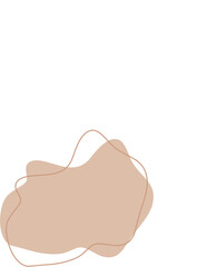 Liquid and fluid shape abstract