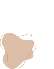 Liquid and fluid shape abstract